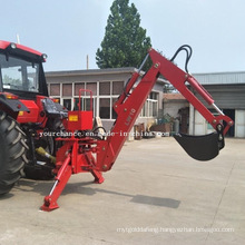 Russia Hot Sale Lw-10 Heavy Duty 70-120HP Tractor Mounted 3 Point Hitch Pto Drive Hydraulic Backhoe